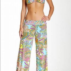 VGUC Trina Turk Coral Reef Pants Size L